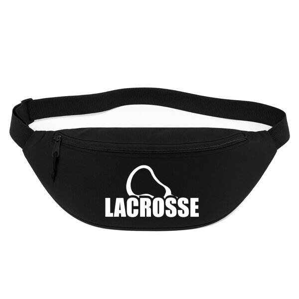 Bauchtasche Lacrosse Schriftzug 2,5 Liter Black Crossbody Bag