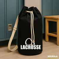 Seesack Lacrosse Schriftzug 20 Liter Rucksack Black