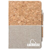 Notizbuch A5 Lacrosse Schriftzug 80 Blatt inkl....