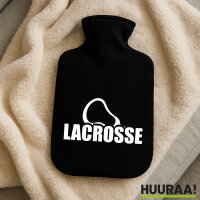 Wärmflasche Lacrosse Schriftzug