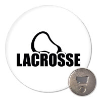 Magnet Lacrosse Schriftzug 59mm Kühlschrankmagnet...