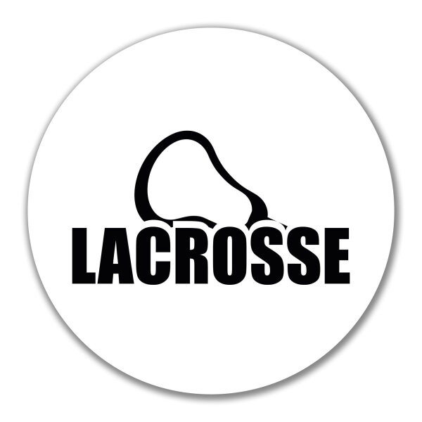 Aufkleber Lacrosse Schriftzug 10cm Sticker