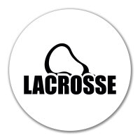 Aufkleber Lacrosse Schriftzug 10cm Sticker