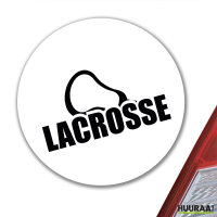 Aufkleber Lacrosse Schriftzug 10cm Sticker
