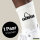 Socken Lacrosse Schriftzug Größe 37/46 White Motiv Tennissocken
