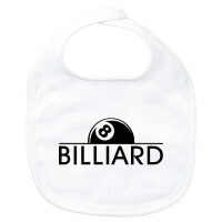 Baby Lätzchen Billard Snooker Klettverschluss