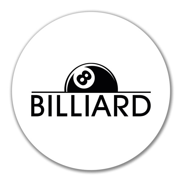 Aufkleber Billard Snooker 10cm Sticker
