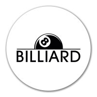 Aufkleber Billard Snooker 10cm Sticker