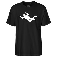 Herren T-Shirt Skydiving Silhouette