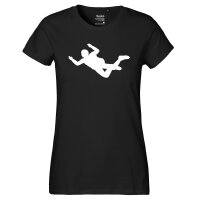 Damen T-Shirt Skydiving Silhouette Größe XS-XXL