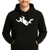 Unisex Hoodie Skydiving Silhouette Größe S-3XL
