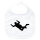 Baby Lätzchen Skydiving Silhouette Klettverschluss