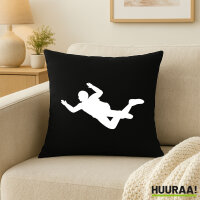 Kissen Skydiving Silhouette 40x40cm