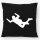 Kissen Skydiving Silhouette 40x40cm