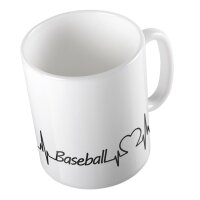 Kaffeetasse Baseball Weiß 330ml