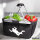 Einkaufskorb faltbar Skydiving Silhouette 20 Liter Tragekorb Black