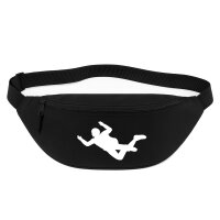 Bauchtasche Skydiving Silhouette 2,5 Liter Black Crossbody Bag