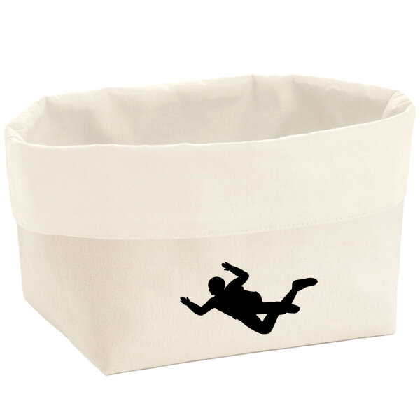 Organizer Skydiving Silhouette Aufbewahrungskorb