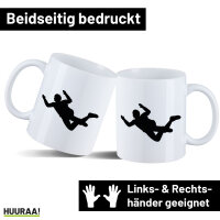 Kaffeetasse Skydiving Silhouette 330ml
