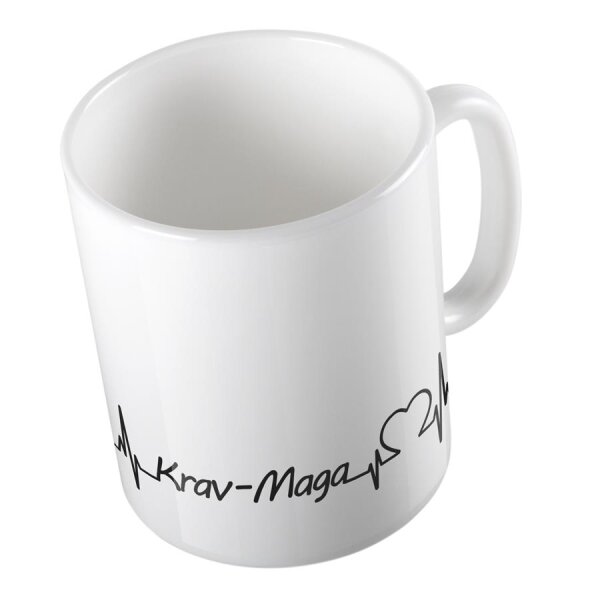 Kaffeetasse Krav-Maga Weiß 330ml