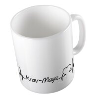Kaffeetasse Krav-Maga Weiß 330ml