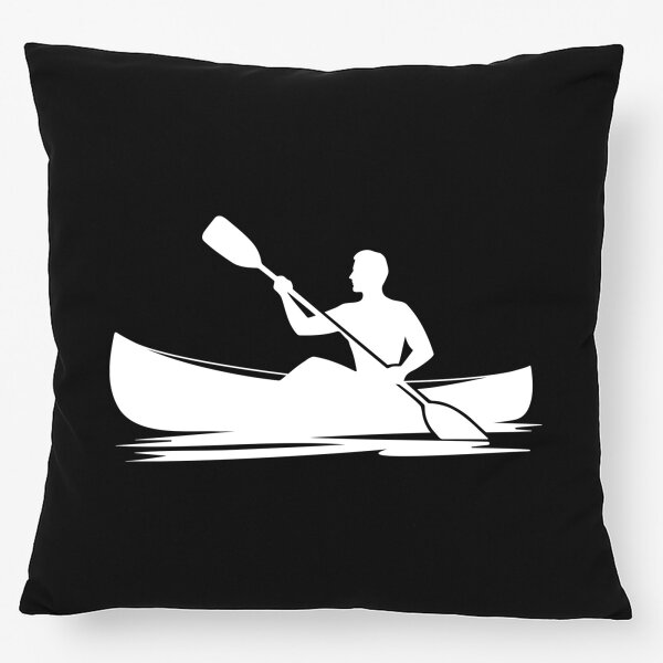 Kissen Canoeing Kajakfahren 40x40cm