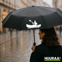 Regenschirm Canoeing Kajakfahren 98cm Schwarz