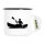 Emaille Tasse Canoeing Kajakfahren 300ml Vintage Emaille Becher