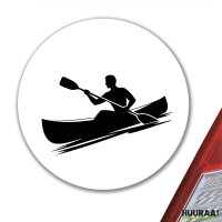 Aufkleber Canoeing Kajakfahren 10cm Sticker