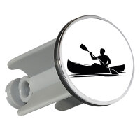 Waschbeckenstöpsel Canoeing Kajakfahren 4cm...