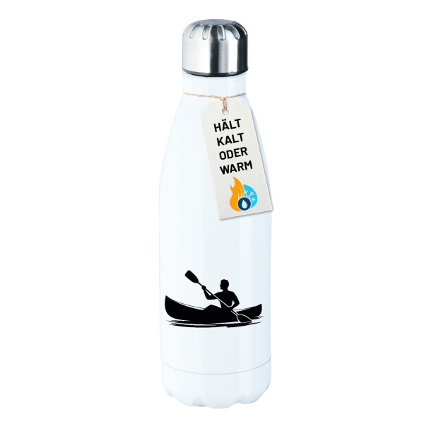 Edelstahl-Trinkflasche Canoeing Kajakfahren 500ml Wasserflasche
