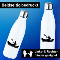 Edelstahl-Trinkflasche Canoeing Kajakfahren 500ml Wasserflasche