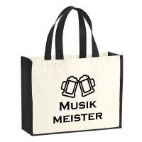 Jutetasche Musikmeister Spielmanszug 21 Liter Black