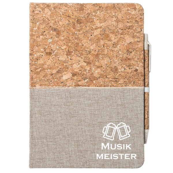 Notizbuch A5 Musikmeister Spielmanszug 80 Blatt inkl. Kugelschreiber