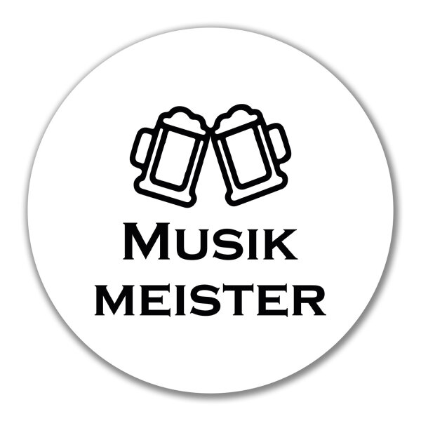 Aufkleber Musikmeister Spielmanszug 10cm Sticker