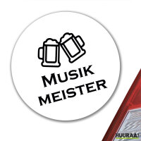 Aufkleber Musikmeister Spielmanszug 10cm Sticker
