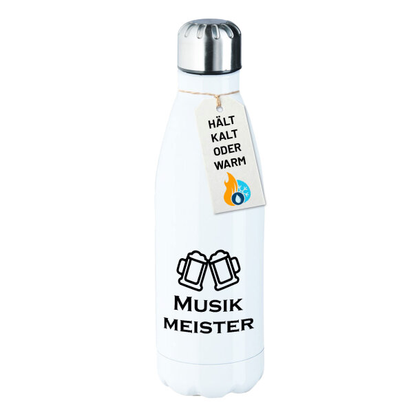 Edelstahl-Trinkflasche Musikmeister Spielmanszug 500ml Wasserflasche