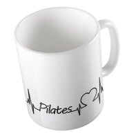Kaffeetasse Pilates Weiß 330ml