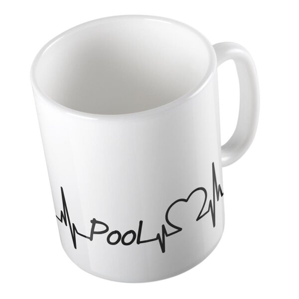 Kaffeetasse Pool Weiß 330ml