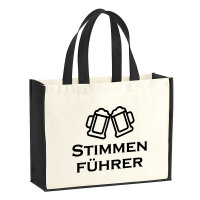 Jutetasche Stimmenführer Spielmanszug 21 Liter Black