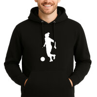 Unisex Hoodie Soccer Fußball Größe S-3XL