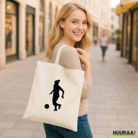 Jutebeutel Soccer Fußball 10 Liter