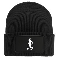 Beanie Soccer Fußball Black Mütze