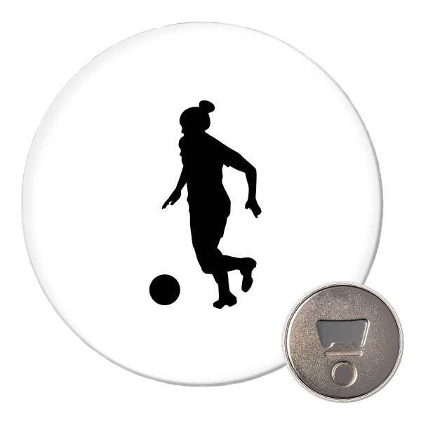 Magnet Soccer Fußball 59mm Kühlschrankmagnet Flaschenöffner
