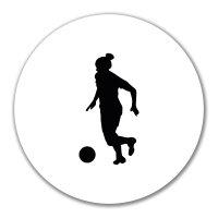 Aufkleber Soccer Fußball 10cm Sticker