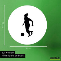 Aufkleber Soccer Fußball 10cm Sticker