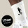 Socken Soccer Fußball Größe 37/46 White Motiv Tennissocken