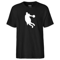 Herren T-Shirt Basketball Silhouette