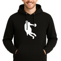 Unisex Hoodie Basketball Silhouette Größe S-3XL