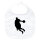 Baby Lätzchen Basketball Silhouette